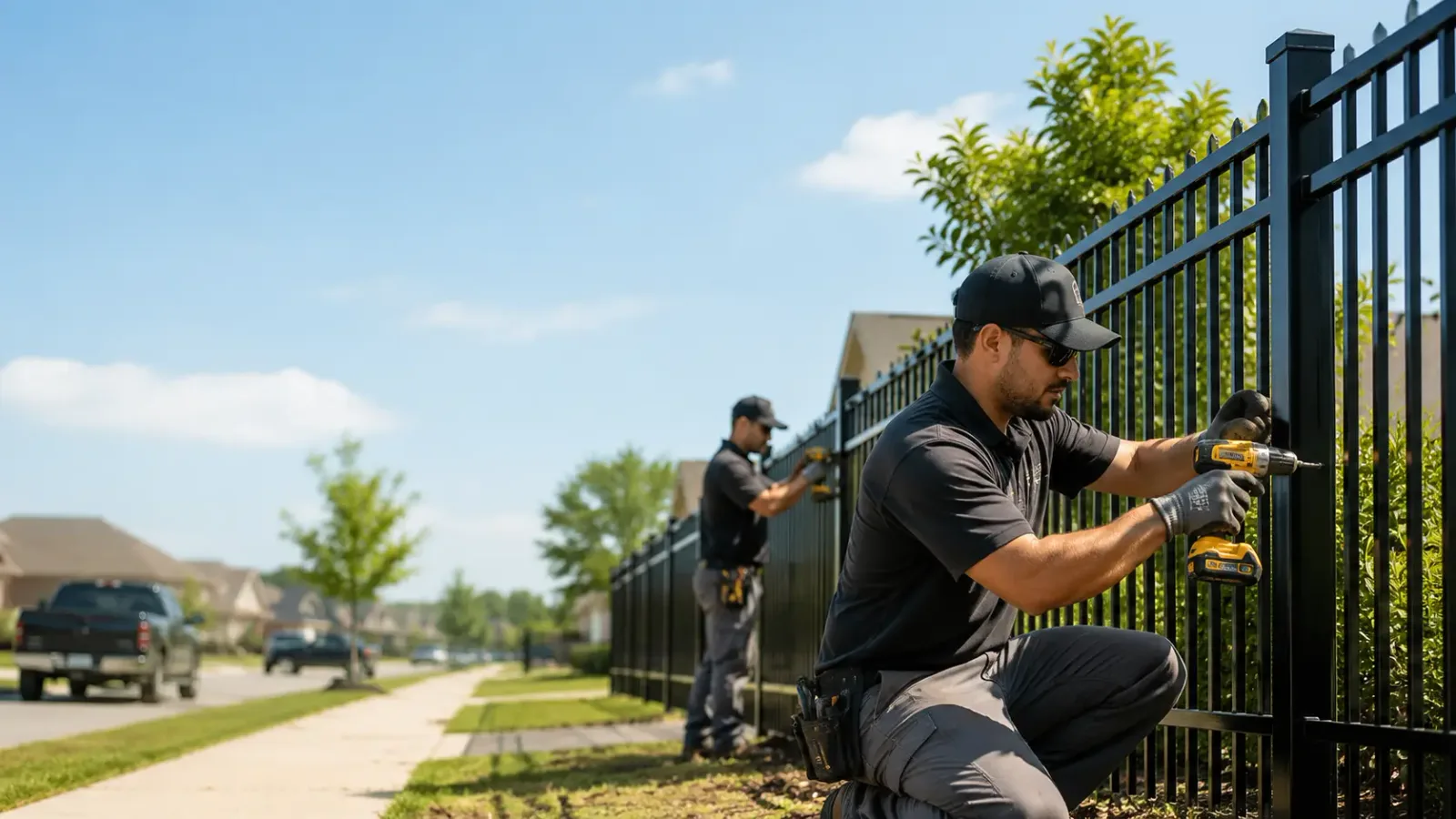 Metal Fence Installation in Woodland, MI
